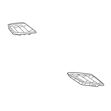 Jeep 68293749AA BEZEL Hood Air Inlet