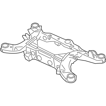 Dodge 68339956AA SUBFRAME Rear axle Includes Isolators