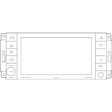Jeep 68093005AF RADIO MULTI Media