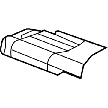 Jeep 6CF96VT9AB COVER Rear Seat Cushion Right