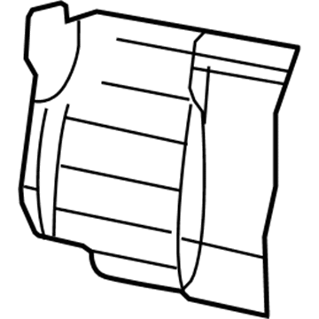 Jeep 5MH60DX9AB COVER Rear Seat Back Right