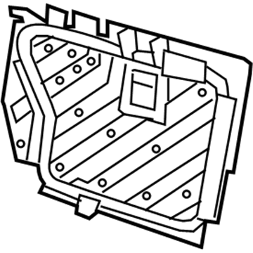 Jeep 68194852AA FRAME Rear Seat Back Right