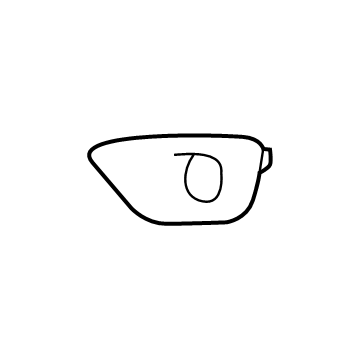 Jeep 68261710AA BEZEL Fog Lamp