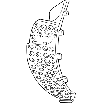 Dodge 68160490AC GRILLE Fender