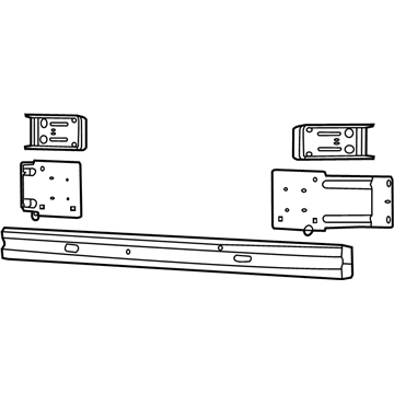 Ram 68196999AB BEAM Front Bumper