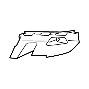 Ram 68104945AE BRACKET Fascia Support