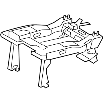 Ram 68102196AC FRAME Rear Seat Cushion