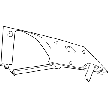 Dodge 5RP36DX9AE MOLDING C Pillar