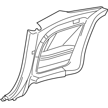 Dodge 1ZA06DX9AD PANEL Quarter Trim