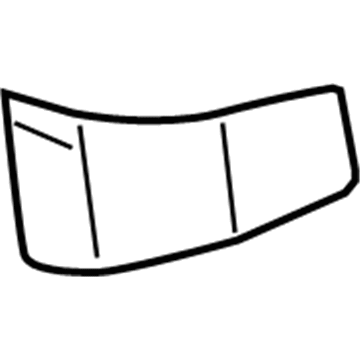 Dodge 5LG40DX9AA BEZEL Seat Belt Quarter Trim