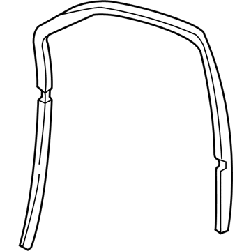 Mopar 55136024AD Seal Front Door Glass