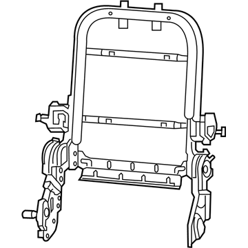 Chrysler 68338927AC FRAME Rear Seat Back