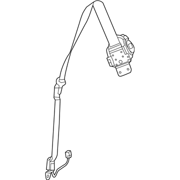 Dodge 1WA311R4AA SEAT BELT Front