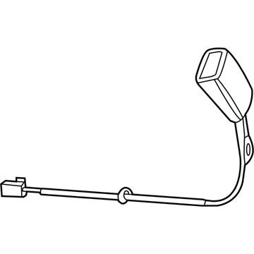 Dodge 1YW78DX9AC SEAT BELT Buckle Half