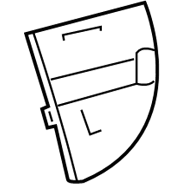Chrysler 1ZV36GTVAC BEZEL Paddle Switch Cover