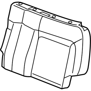 Ram 68275692AA FOAM Seat Back Rear