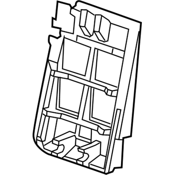 Ram 68353891AA PANEL Rear Seat Back