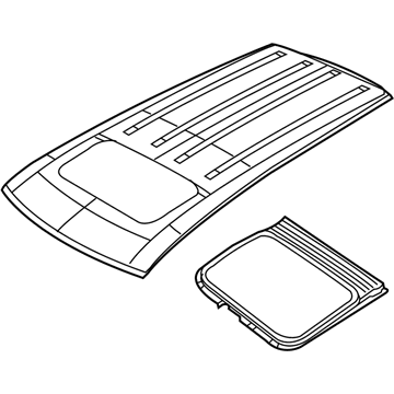 Dodge 68035443AA PANEL Roof With Sunroof Opening