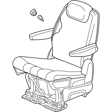 Chrysler 1DT201D5AA Seat Assembly