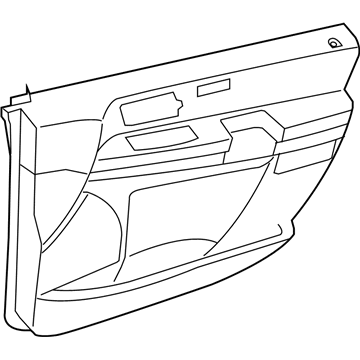 Ram 1UX65BD1AA PANEL Front Door Trim