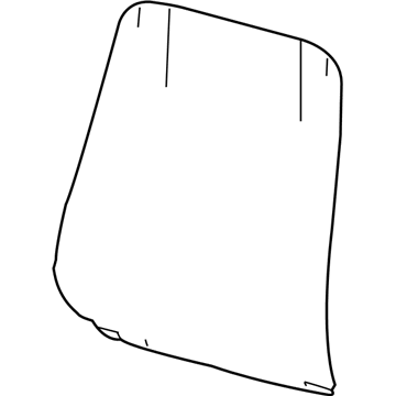 Chrysler 1EH841D1AA COVER Seat Back