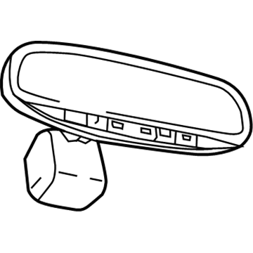 Dodge 68339537AB MIRROR Inside Rear View GNK