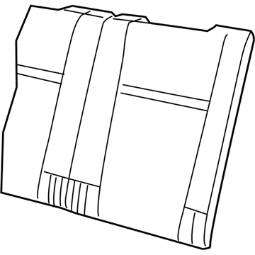 Dodge 1UN37DW1AA COVER Rear Seat Back