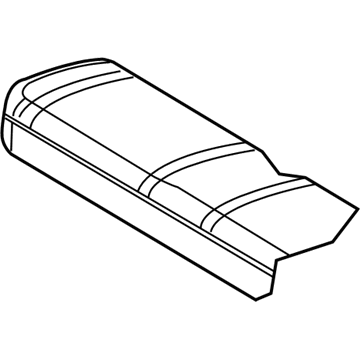 Dodge 1FQ471J3AA COVER Rear Seat Cushion