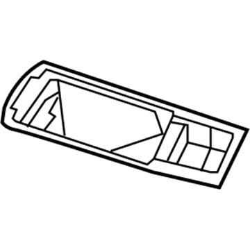 Chrysler 1GM701DBAA END CAP Console