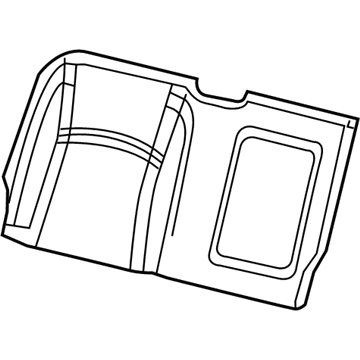 Ram 6ZM66TU6AA COVER Rear Seat Back Right