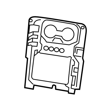 Ram 5ZK53RN8AF BEZEL Cup Holder