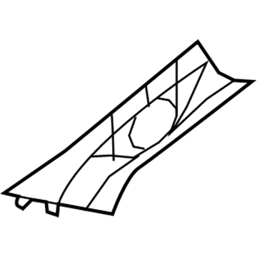 Ram 5LQ99DX9AC MOLDING A PILLAR Includes Screw Caps