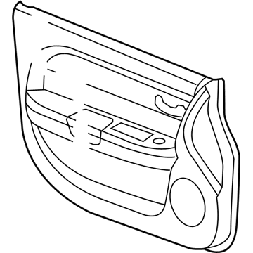 Chrysler 1GL281DVAA PANEL Front Door Trim