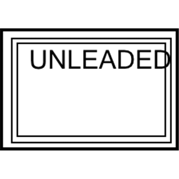 Dodge MB348422 LABEL, Unleaded Fuel Only