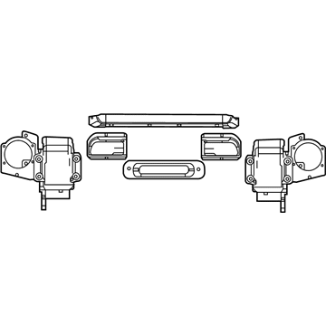 Jeep 68159377AE MOUNTING KIT Front Bumper