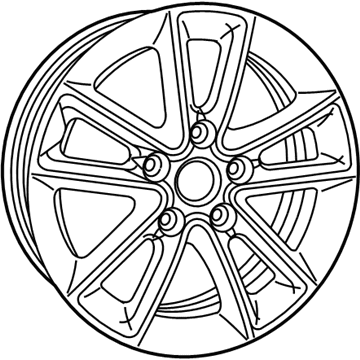 Ram 5LN87GSAAA WHEEL Aluminum