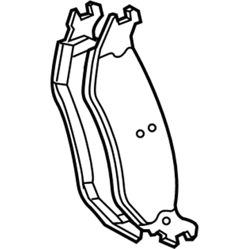 Ram 2AMV2563AA PAD KIT Rear Disc Brake