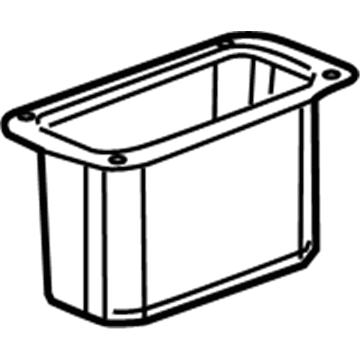 Ram 68154661AB BIN Storage Foot Wells, Second Row Floor