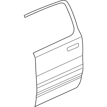 Ram 68292550AC PANEL Rear Door Outer