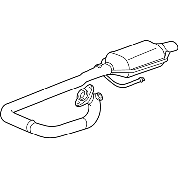 Jeep 52101268AA PIPE AND CONVERTER Exhaust