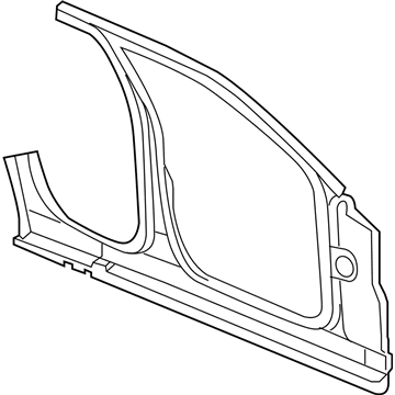 Dodge 68034154AA PANEL Body Side Aperture Front Inner