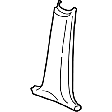 Dodge 5FG98RC3AC MOLDING B Pillar