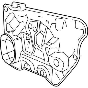 Dodge 68043728AA PANEL Carrier Plate Front Door
