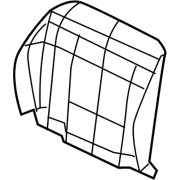 Jeep 1RW64DK2AA PANEL Front Seat Back