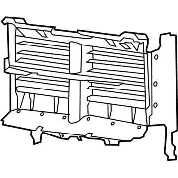 Mopar 68192368AA Grille Active Shutter Includes Actuator
