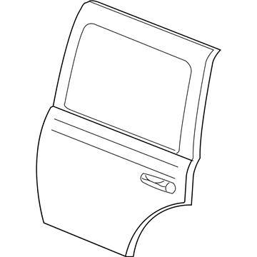 Dodge 55362171AD DOOR Rear
