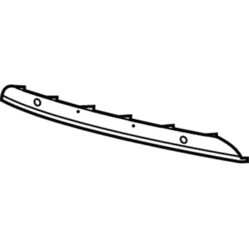 Dodge 68377772AA APPLIQUE Fascia With Park Assist Sensor Brackets