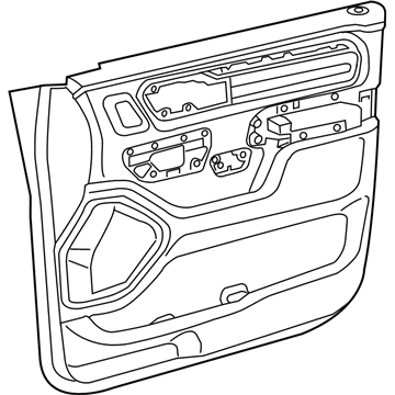 Ram 6SL321A8AA PANEL Front Door Trim