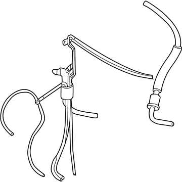 Chrysler MR431591 HOSE AND PIPE ASSEMBLY Emissions Vacuum Lines