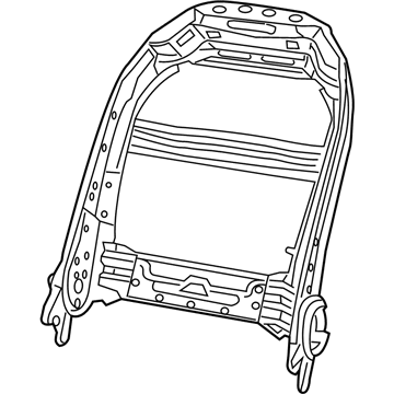 Jeep 68096104AC FRAME Front Seat Back